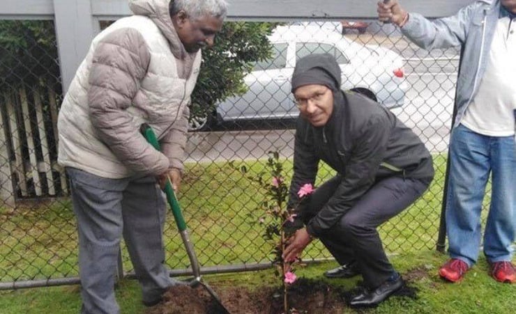 Indian HC plant trees on World Environment Day
