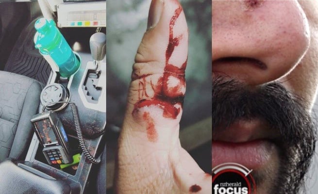 Indian taxi driver assaulted