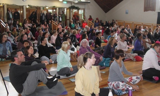 Meditation NZ yoga day draws hundreds of Kiwis