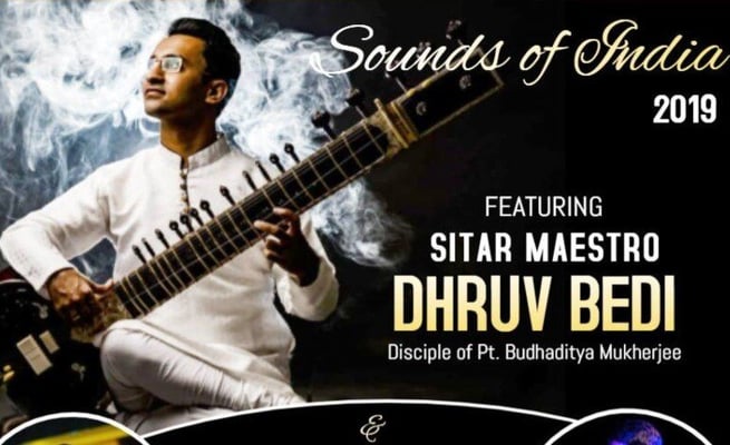 Indian sitar maestro Dhruv Bedi to perform at Sound of India music concert