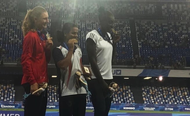 Ace Indian sprinter Dutee Chand wins 100m gold at World University Games
