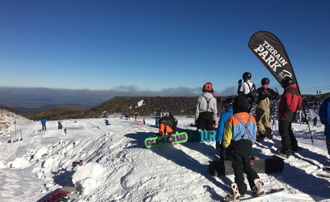 Fresh snow ensures school holiday skiing in full swing at Mt Ruapehu