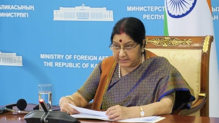 Condolences pour in from foreign leaders for Sushma Swaraj