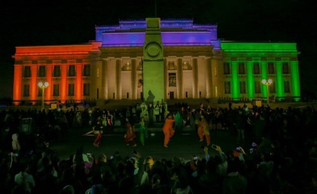 Come, celebrate India’s Independence Day as Auckland Museum lights-up in tricolours.
