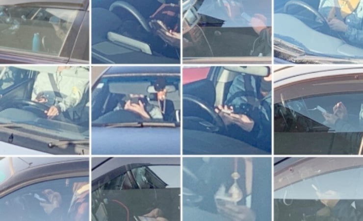 117 drivers issued infringement notices in 3 hours for using cellphone while driving