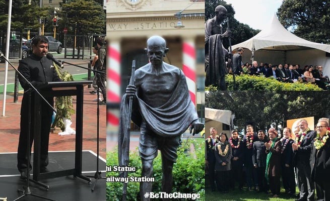 Wellingtonians celebrate 150th birth anniversary of Mahatma Gandhi