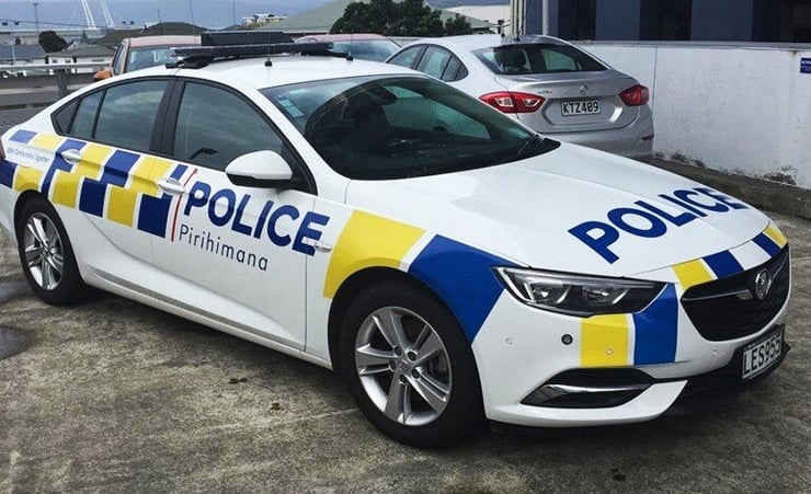 Police responds to an incident on Auckland's North western Motorway