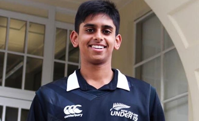 Kiwi Indian Adithya Ashok in the squad for ICC U19 Cricket World Cup