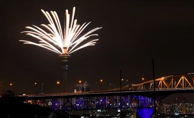 Welcome in the new year in Auckland's city centre