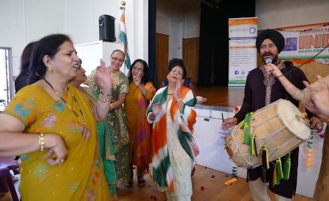 Bhartiya Samaj seniors celebrate Republic Day