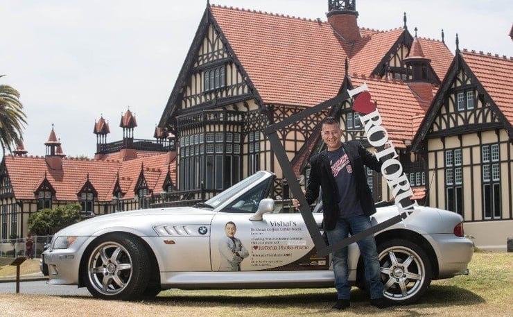 Kiwi Indian Vishal Sharma's love for Rotorua draws him to the streets