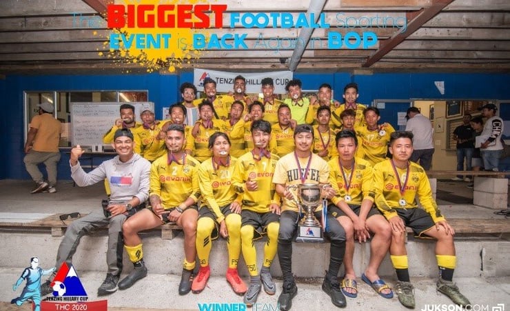 Christchurch's Team Lhotshampa lift the Tenzing Hillary Cup 2020 again
