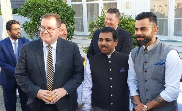 Community reception for Team India in Wellington: Cricket revered as a great enhancer of bilateral ties