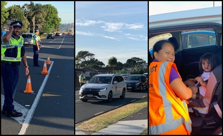 Counties Manukau Police educate drivers on correct use of child restraints