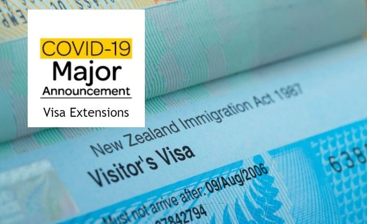 What happens if your temporary visa to stay in New Zealand is expiring?