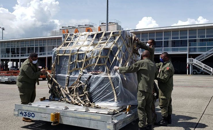 Relief supplies from New Zealand and Australia arrives in Fiji