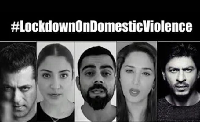 Madhuri Dixit, Virat Kohli and others appeal to put 'lockdown' on domestic violence