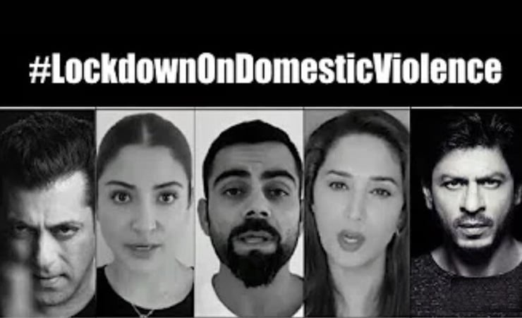 Madhuri Dixit, Virat Kohli and others appeal to put 'lockdown' on domestic violence