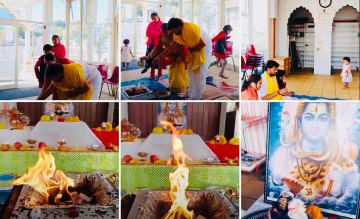 Auckland’s Radha Krishna Temple lead a ‘Live Global Puja’, a prayer session to spiritually combat Covid-19