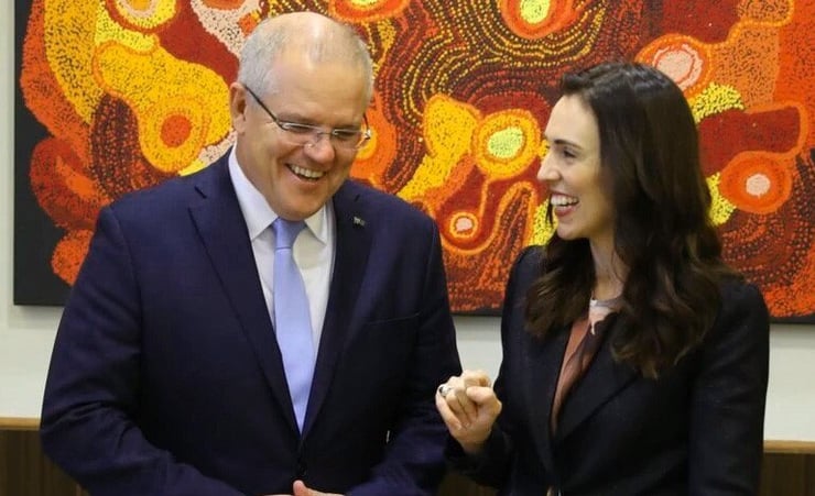 PMs Jacinda Ardern & Scott Morrison Announce Plans For Trans-Tasman COVID-safe Travel Zone