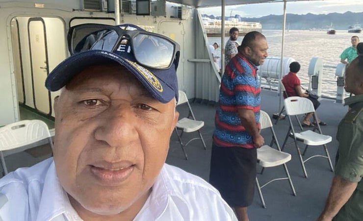 Fiji PM touring Vatulele today to hand over the second phase of relief supplies