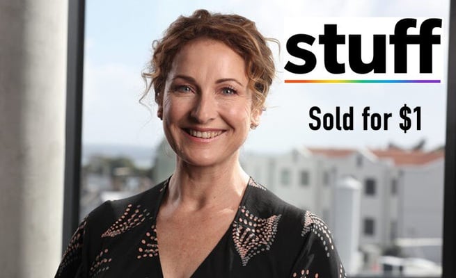 Stuff chief executive Sinead Boucher buys company for $1