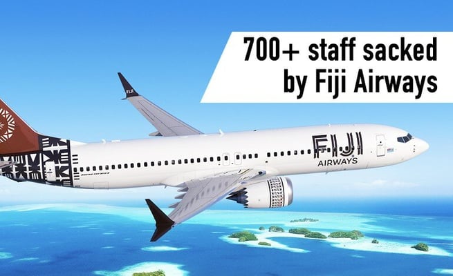 Fiji Airways cuts more than half of its staff by terminating contract of 758 employees