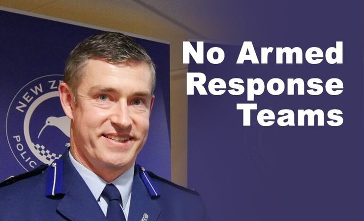 Armed Response Teams will not continue: Police Commissioner Andrew Coster