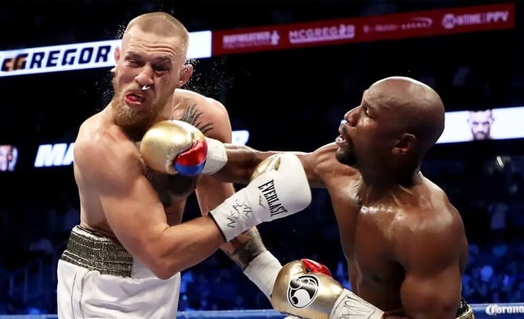 Thought you wanted to beat the best, Mayweather asks McGregor