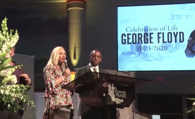 Funeral held in Houston to bid farewell to George Floyd