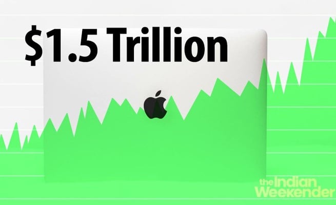 Apple first US company to hit $1.5 trillion market cap