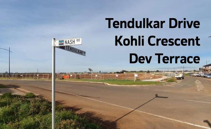 New housing development in Melbourne has Tendulkar Drive, Kohli Crescent