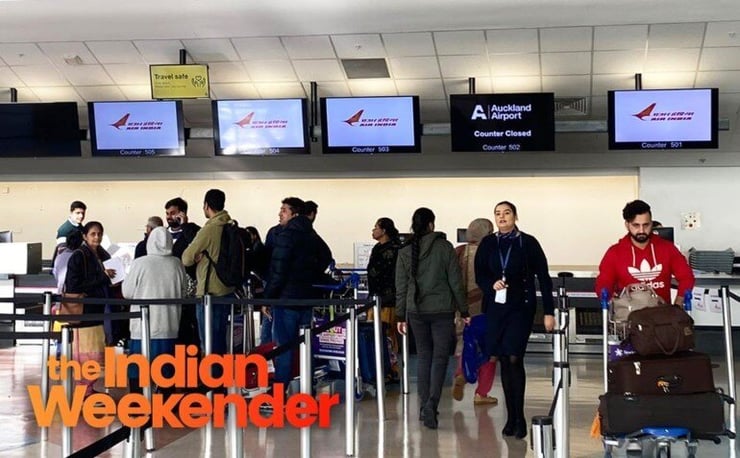6th Air India repatriation flight departs from Auckland