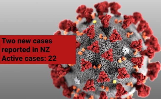 2 new cases of Covid-19 reported, 22 active cases in NZ now