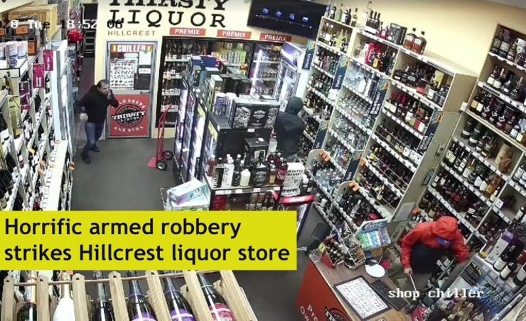 Horrifying armed robbery strikes Hamilton liquor store