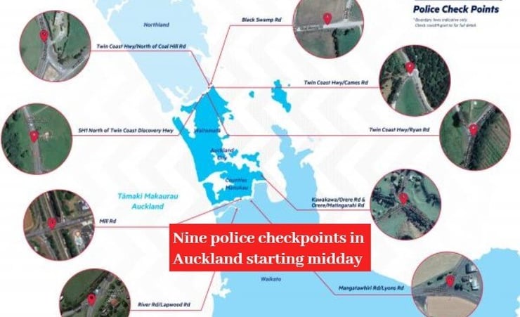 Higher Police visibility and checkpoints to be established under Auckland Alert Level 3