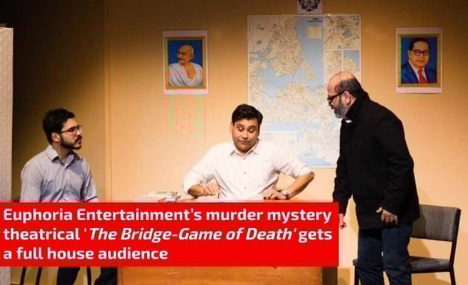 Euphoria Entertainment’s murder mystery play gets a full house audience