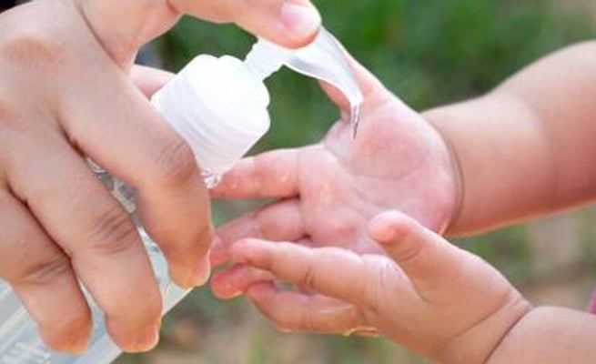 Choosing skin-friendly sanitiser for kids