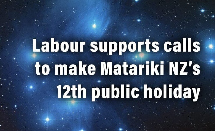 Labour promises to make Matariki a public holiday