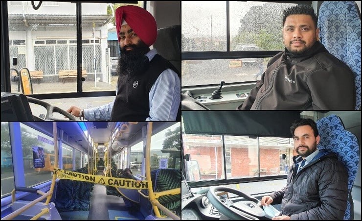 How has been the life of drivers of Auckland’s public transport with compulsory mask restrictions