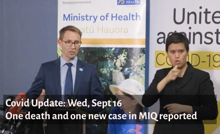 Covid Update: One death and one new case in MIQ