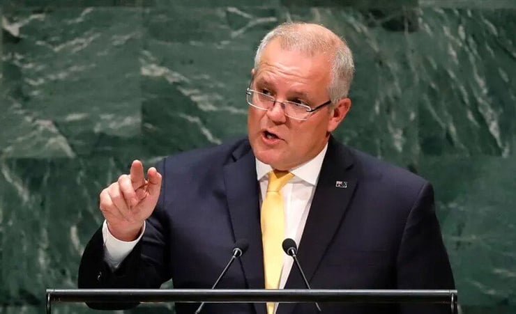 Australian PM Scott Morrison urges sharing of Covid-19 vaccine