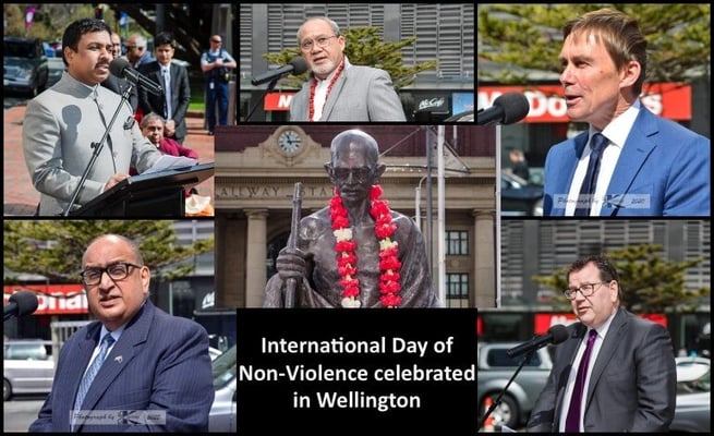 Wellingtonians pay tribute to Mahatma Gandhi at 151st birth anniversary celebratory event
