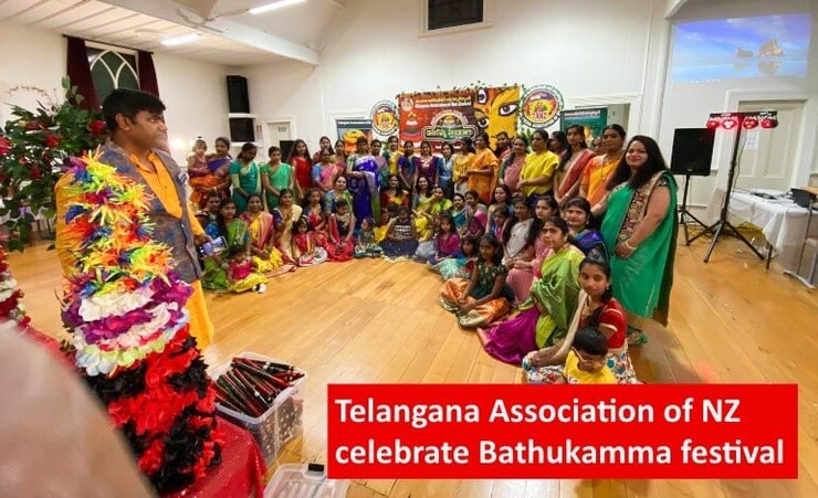 Telangana Association of NZ celebrate Bathukamma festival
