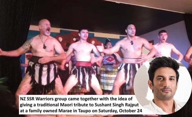 Kiwi Indian group gives a heartfelt Maori tribute to actor Sushant Singh Rajput