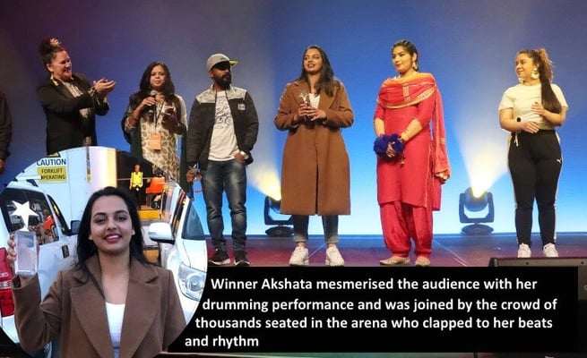 Drummer lifts The Indian Weekender’s 'Diwali Got Talent' trophy in Wellington