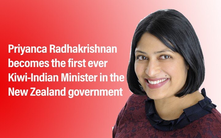 Priyanca Radhakrishnan becomes first ever Kiwi-Indian Minister in New Zealand