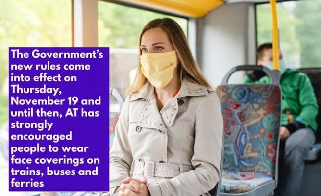 Auckland Transport welcomes mandatory face coverings on public transport in Auckland
