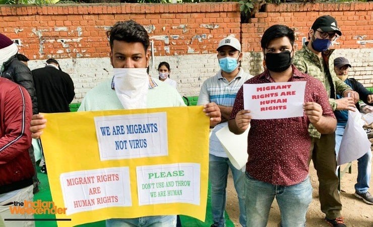 Temporary migrants stuck overseas holds protest in New Delhi, call for urgent action from NZ govt