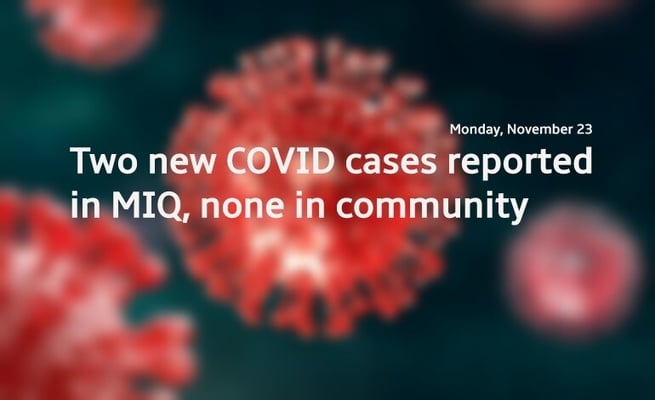 2 new Covid cases in MIQ reported today